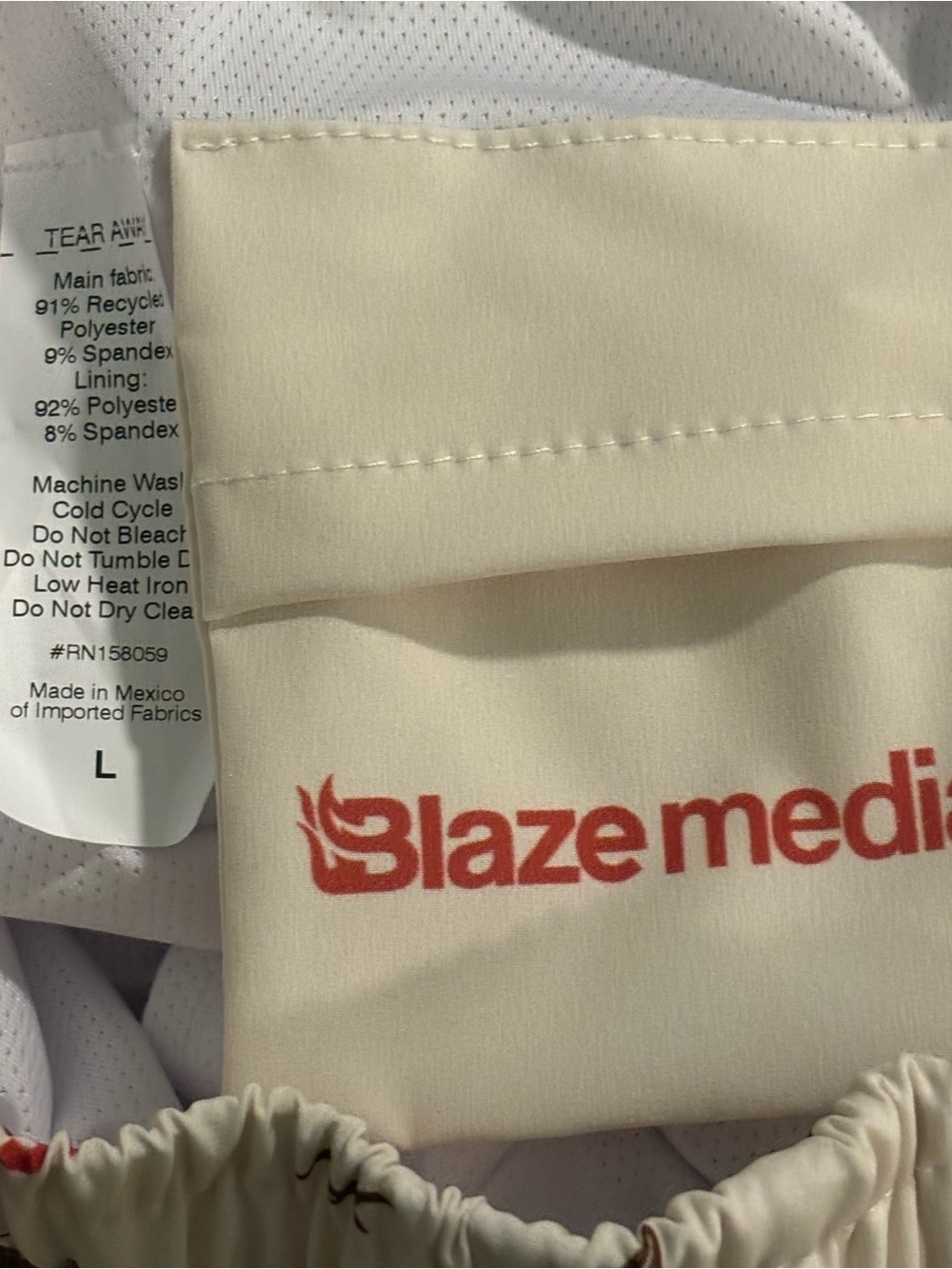 Blaze Media Gulf Of America Swim Trunks Mens L NWOT 6.5” Inseam UPF 50+ - Picture 6 of 8